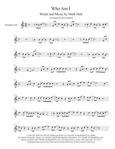 Who Am I (arr. Kevin Busse)