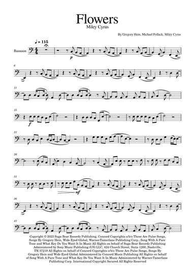 Flowers (arr. Golden Skull Editions)