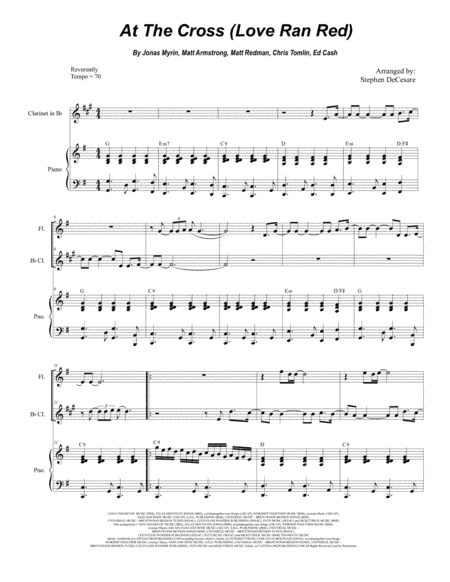 At The Cross (love Ran Red) (arr. Stephen DeCesare)