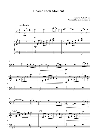 Nearer Each Moment (arr. Kaiserin Rebecca)