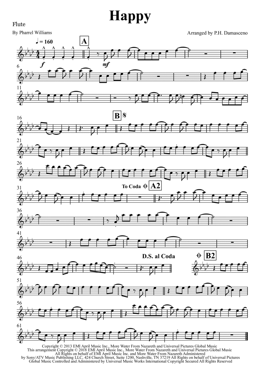 Happy (arr. P.H. Damasceno)