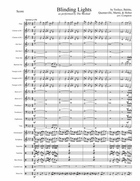 Blinding Lights (arr. Michael Compton)