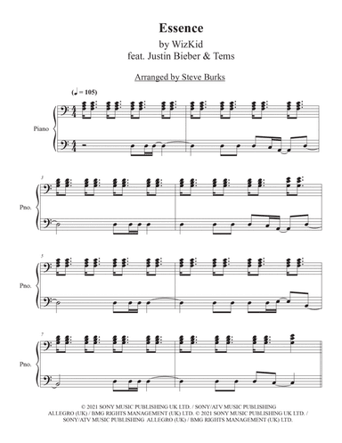 Essence (arr. Steve Burks)