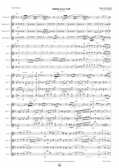 Indian Love Call (arr. Josef STASTNY)