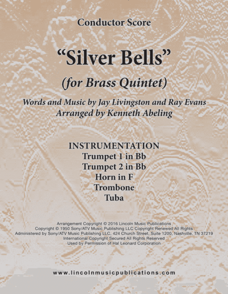 Silver Bells (arr. Kenneth Abeling)