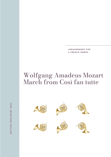 March from Così fan tutte (arr. Edition Maulwurf)