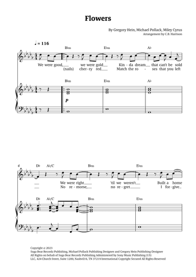 Flowers (arr. C. B. Harrison)