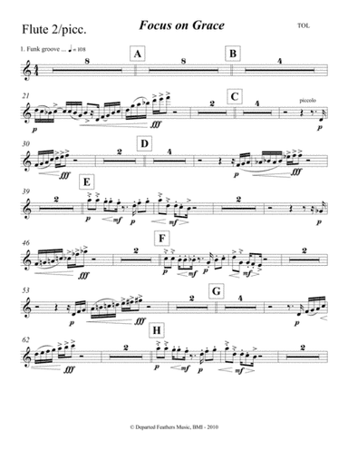 Focus on Grace ... A concerto for jazz saxophone and orchestra (2010) Flute 2