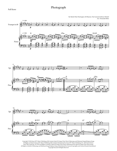 Photograph (arr. Fernando Britto)