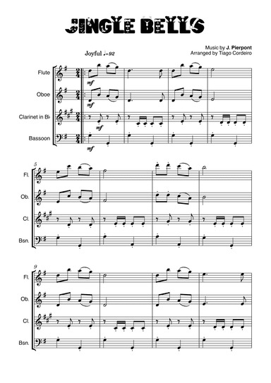 Jingle Bells (arr. Tiago Cordeiro)