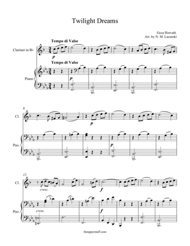 Twilight Dreams (arr. Nick Lacanski)