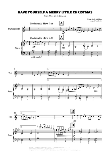Have Yourself A Merry Little Christmas (arr. Tiago Cordeiro)