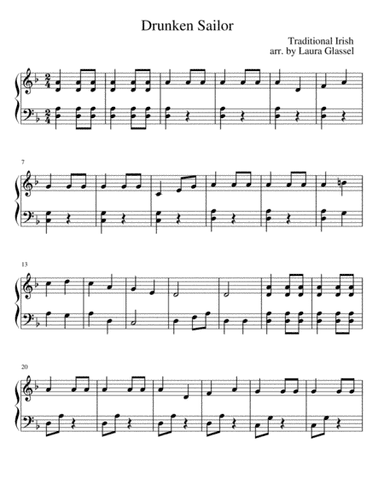 Drunken Sailor (arr. Laura Glassel)