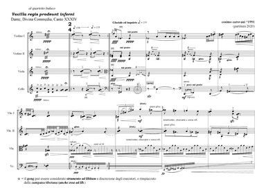 Cosimo Carovani: INFERNO CANTO XXXIV (ES-22-039) - Score Only