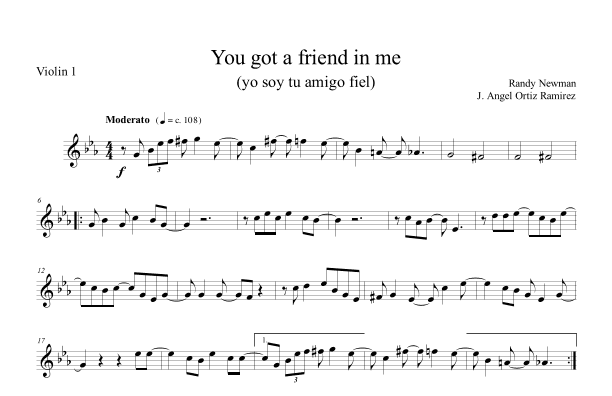 You've Got A Friend In Me (arr. Angeluz ramwagmoz)