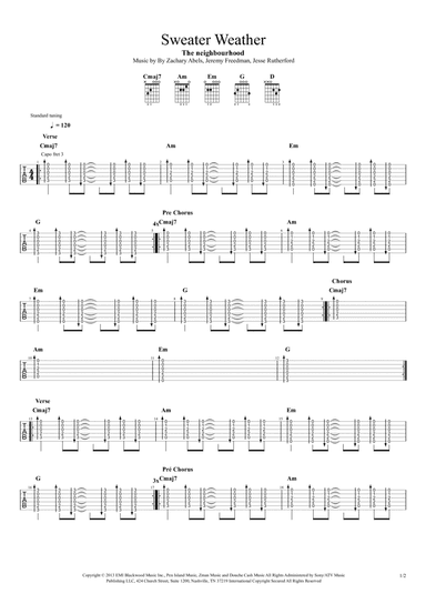 Sweater Weather (arr. Douglas Becker)