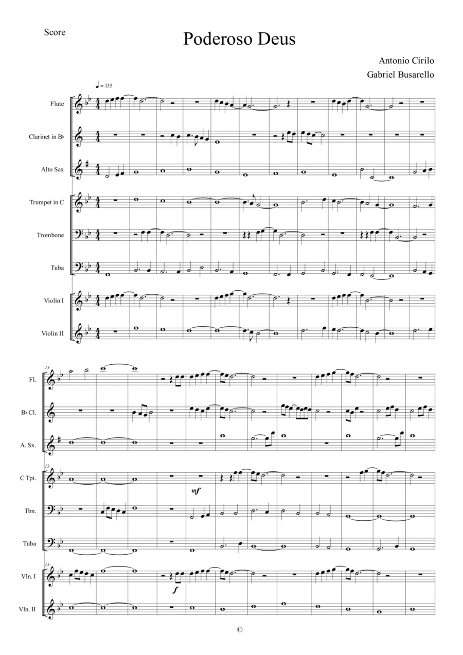 Poderoso Deus (arr. Gabriel Busarello)