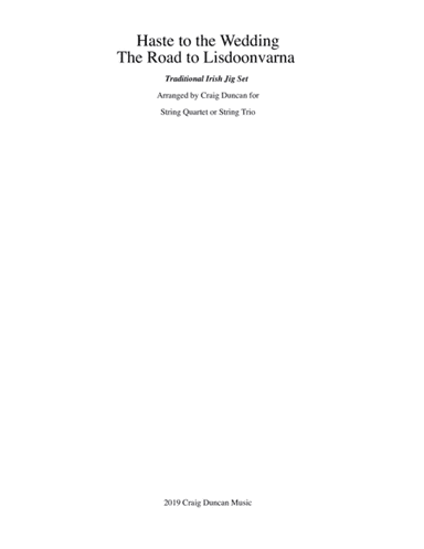 Haste to the Wedding and The Road to Lisdoonvarna (arr. Craig Duncan)