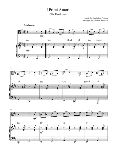 I Primi Amori (The First Love) (arr. Kaiserin Rebecca)