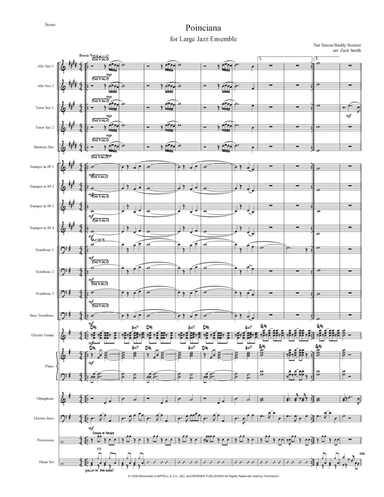 Poinciana (song Of The Tree) (arr. Arr. Zack Smith)