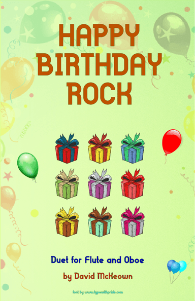 Happy Birthday Rock, for Flute and Oboe Duet (arr. David McKeown)