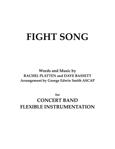 Fight Song (arr. George Edwin Smith)