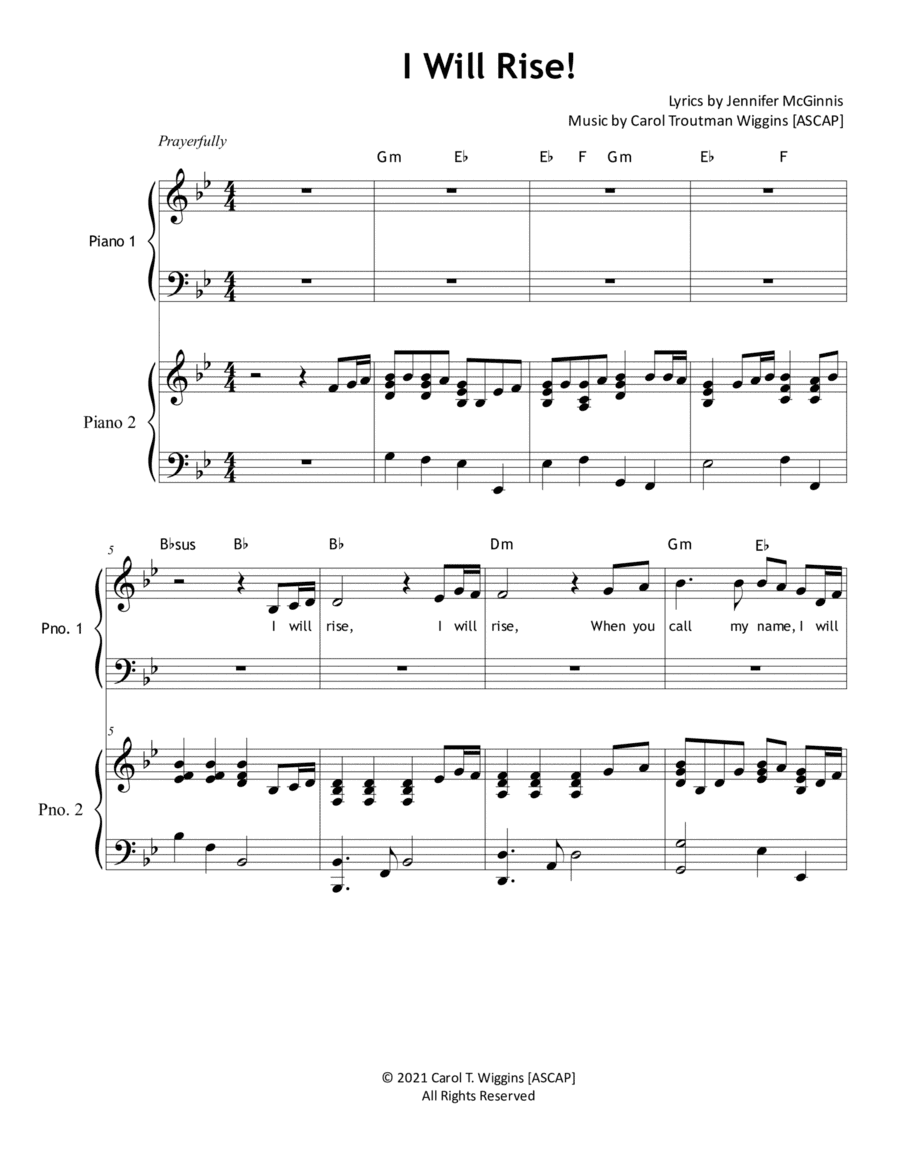 I Will Rise (Vocal Solo)