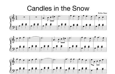 Candles in the Snow (Piano Solo) - Felix Sun