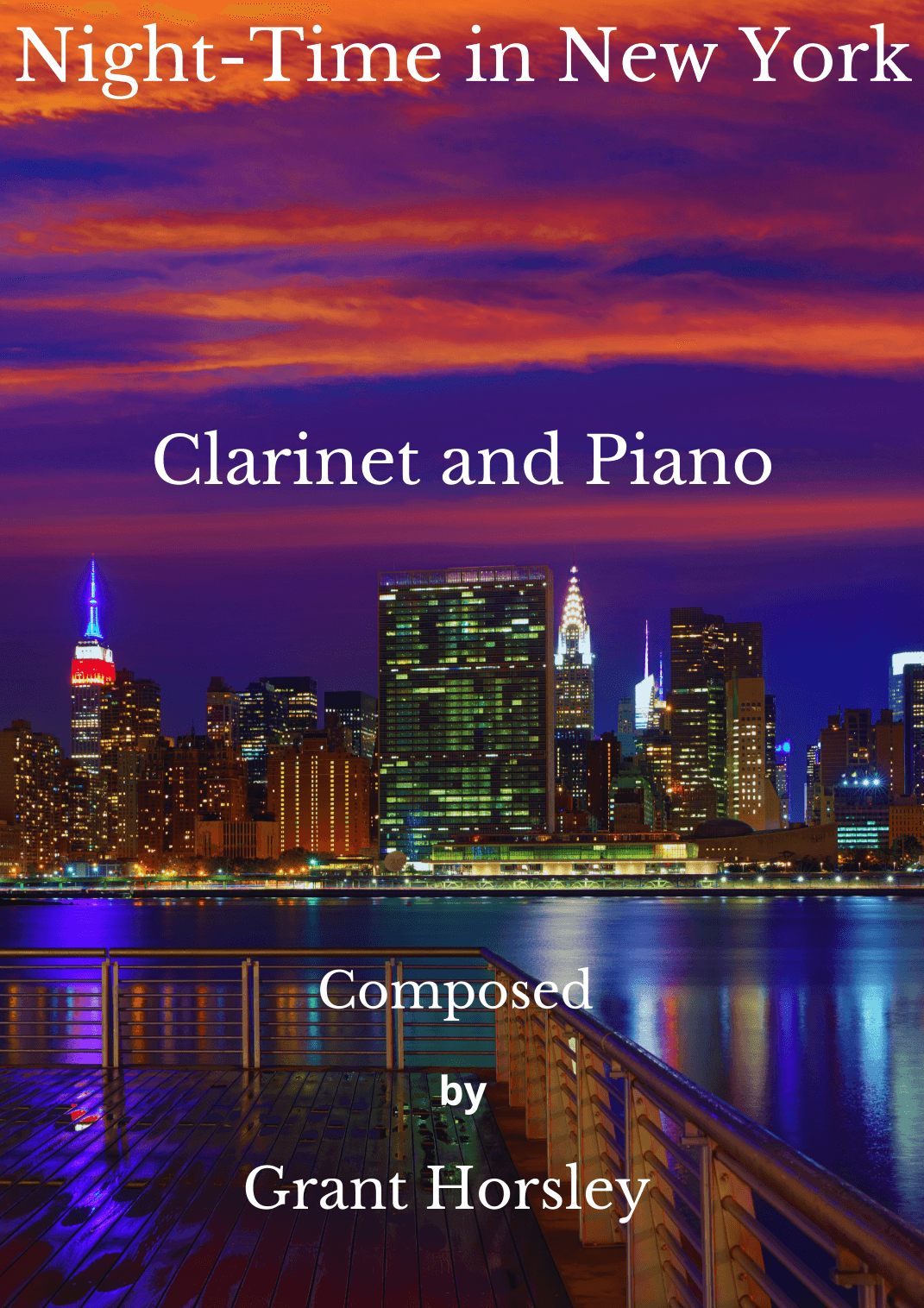 Night-Time in New York - A Blue Waltz- Clarinet and Piano.