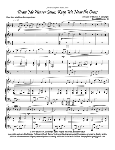 Draw Me Nearer, Jesus Keep Me Near the Cross (arr. Stephen R Dalrymple)
