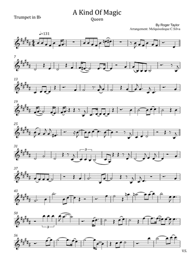 A Kind Of Magic (arr. Melquisedeque C.Silva)