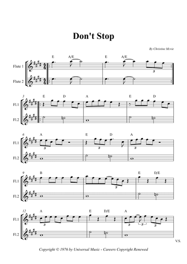 Don't Stop (arr. Wesley S. SIlva)