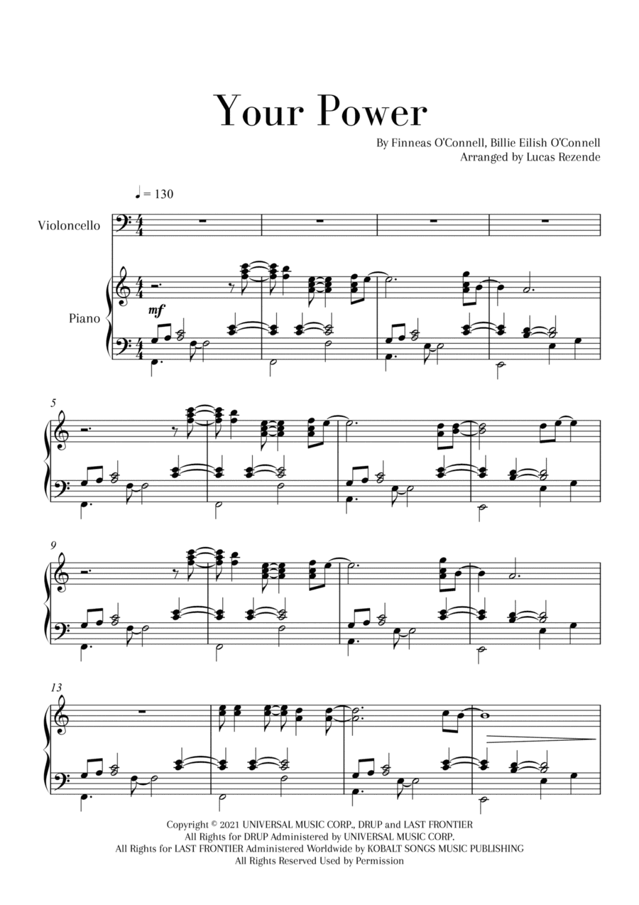 Your Power (arr. Lucas Rezende)