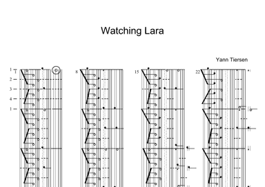 Watching Lara (arr. klavarskribo)