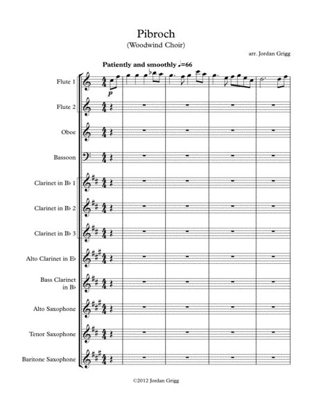 Pibroch (Woodwind Choir) (arr. Jordan Grigg)