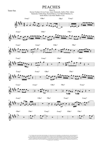 Peaches (arr. Anderson Quevedo)