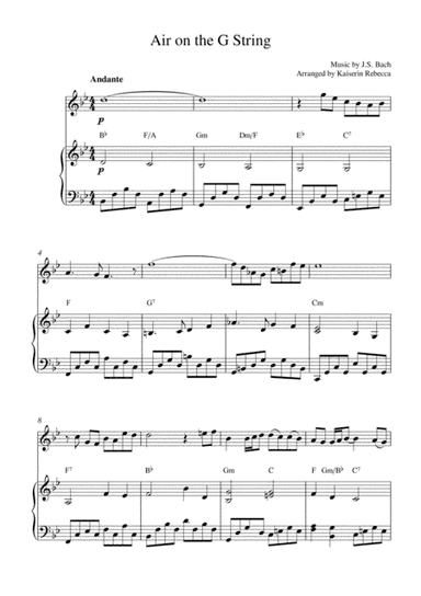 Air on the G String (arr. Kaiserin Rebecca)