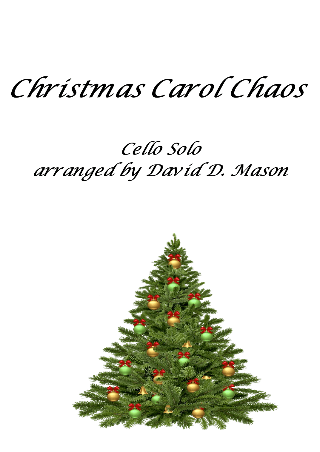 Christmas Carol Chaos (arr. David D. Mason)