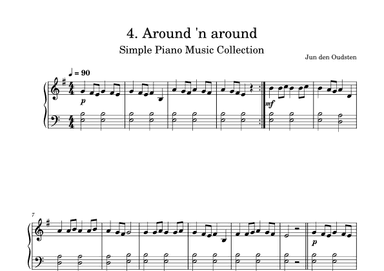 Simple Piano Collection 4. Around 'n around...