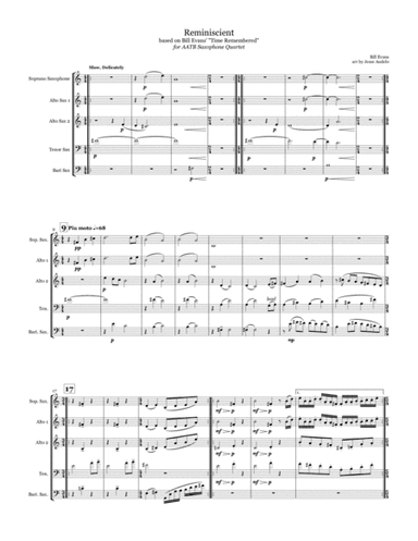 Time Remembered (arr. Jesse Audelo)