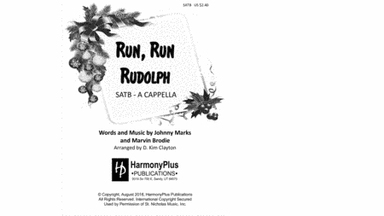 Run Rudolph Run (arr. D. Kim Clayton)