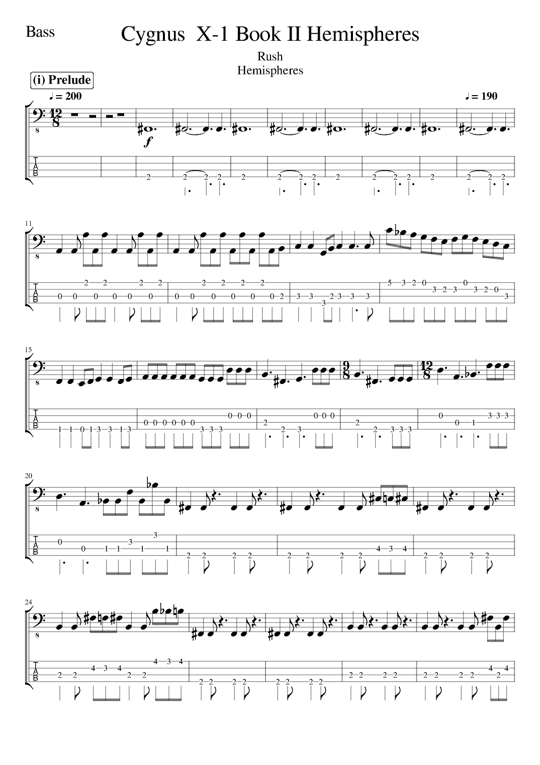 Cygnus X-1 Book Ii: Hemispheres (arr. Tracy Dean McCallum)