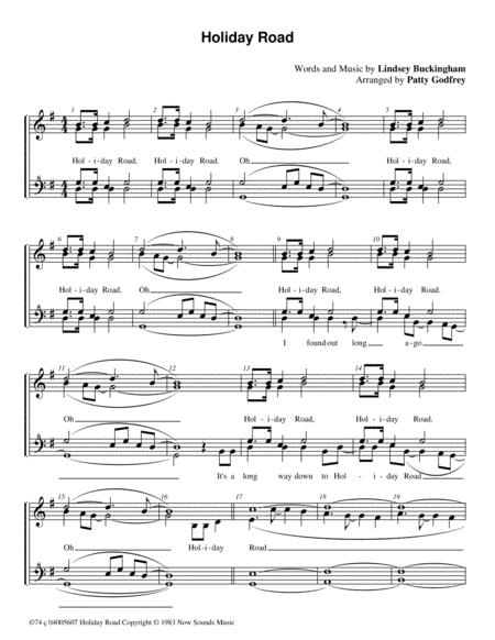 Holiday Road (arr. Patty Godfrey)