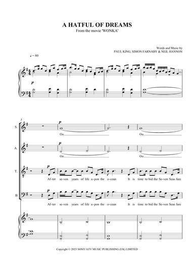 A Hatful Of Dreams (arr. SCMusic)