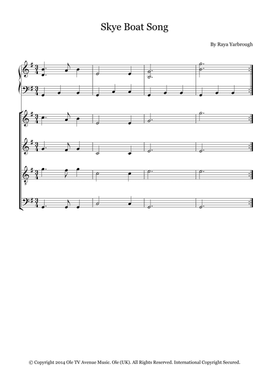 Skye Boat Song (arr. Fernanda Moura)