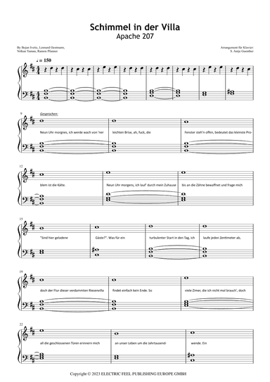Schimmel In Der Villa (arr. Antje Günther)