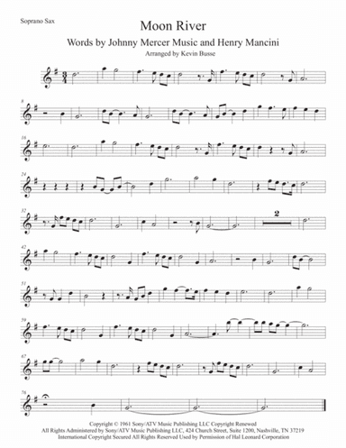 Moon River (arr. Kevin Busse)