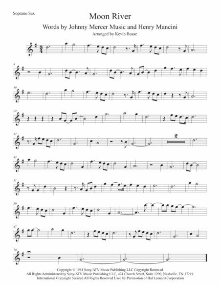 Moon River (arr. Kevin Busse)