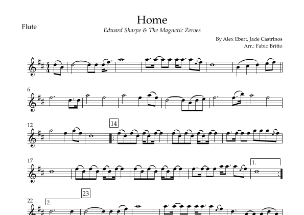 Home (arr. Fabio Britto)