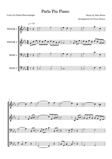 Love Theme From The Godfather III (arr. Victor Donos)